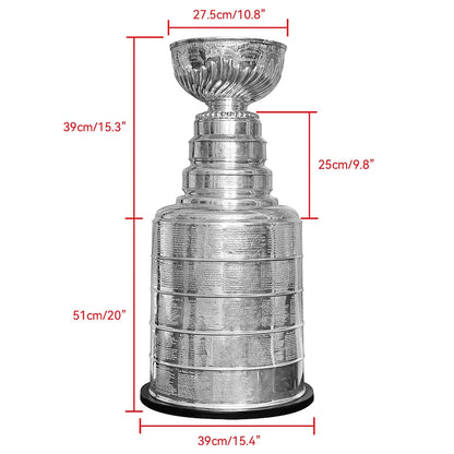 [Metal Version 90cm Height]NHL Stanley Cup Trophy Full Size With All Champions Engraved