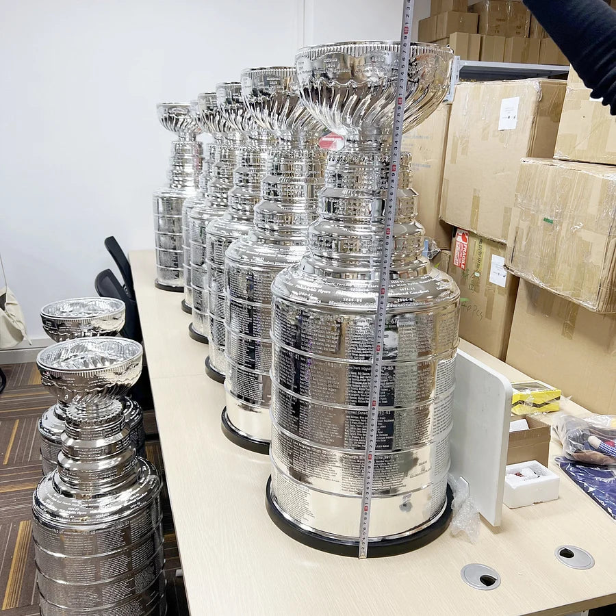 [Metal Version 90cm Height]NHL Stanley Cup Trophy Full Size With All Champions Engraved