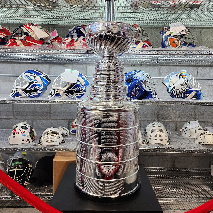 [Metal Version 90cm Height]NHL Stanley Cup Trophy Full Size With All Champions Engraved